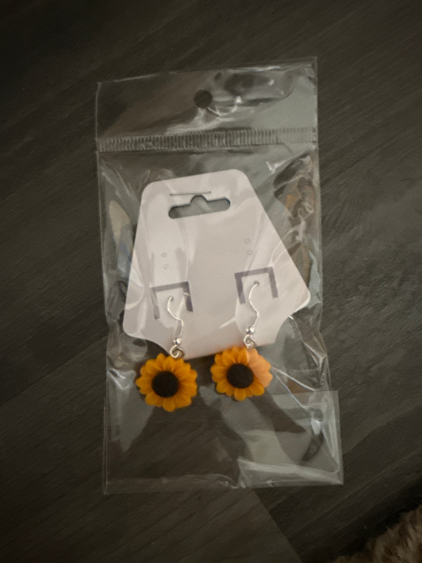 sunflower earrings