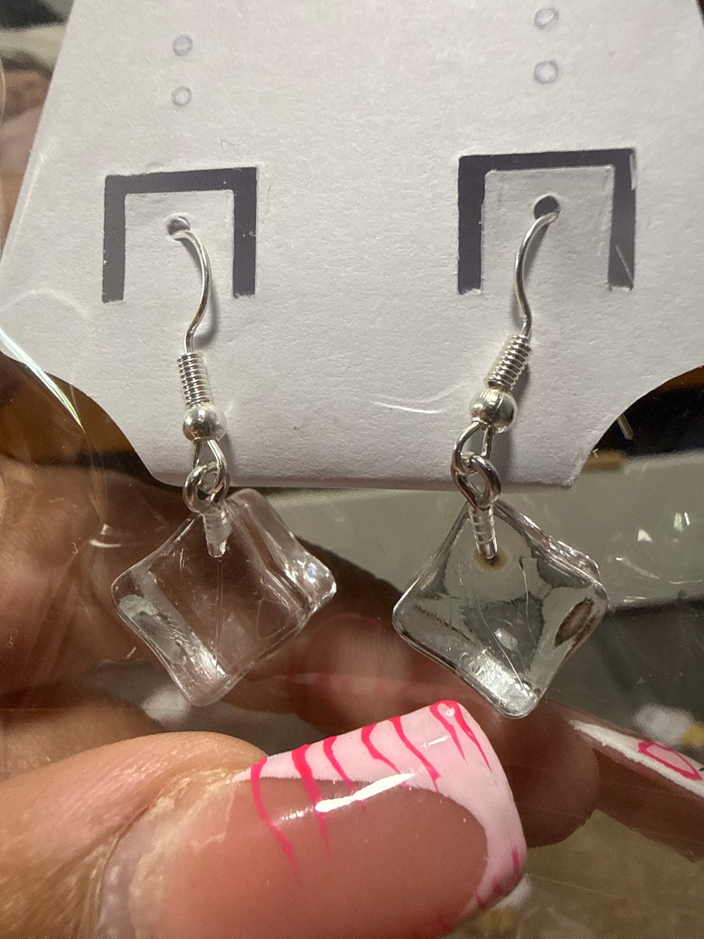 ice cube earrings