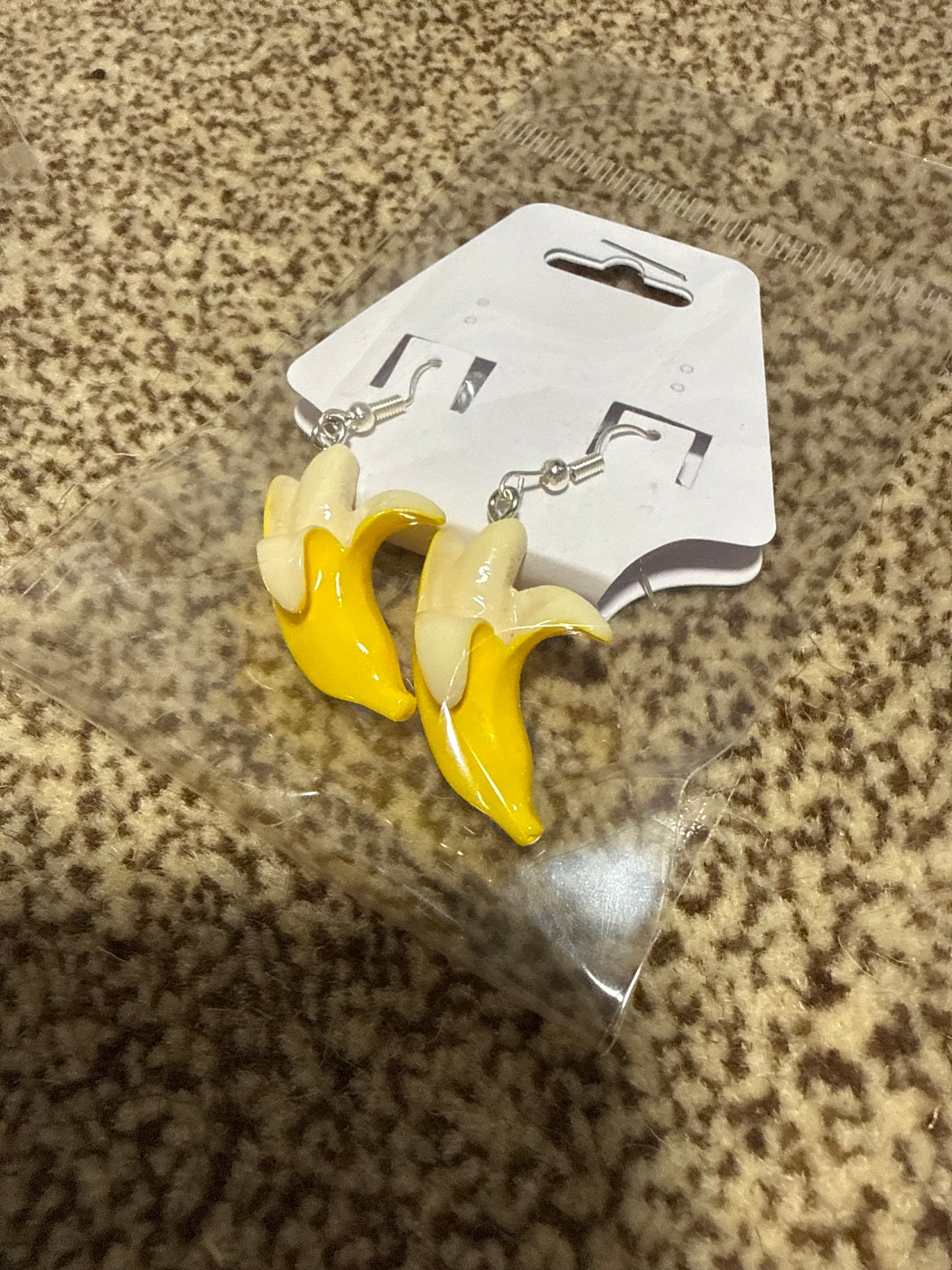Banana earrings
